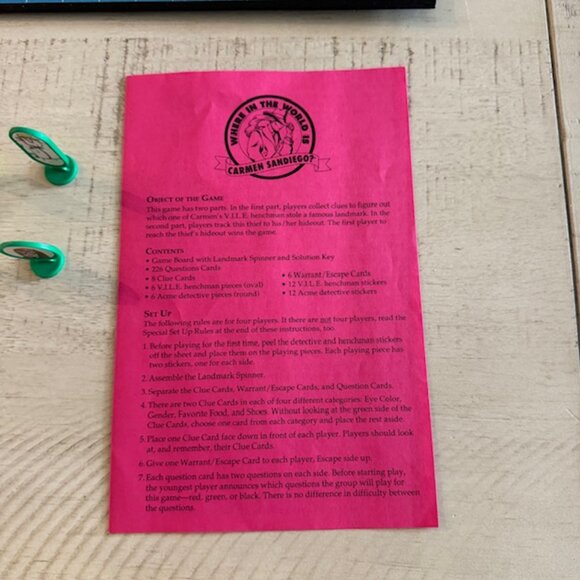 Vintage 1992 University Games Where in the World is Carmen SanDiego? - Picture 7 of 11